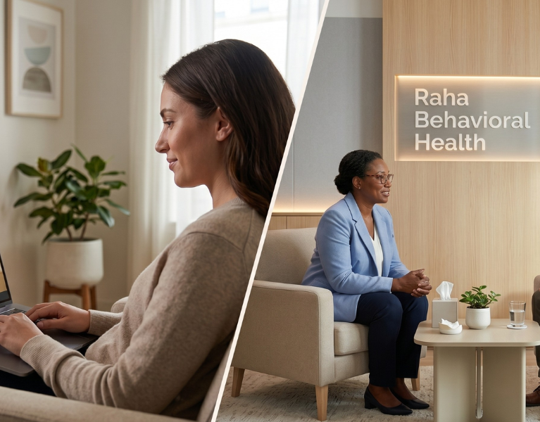telepsychiatry vs in person psychiatry